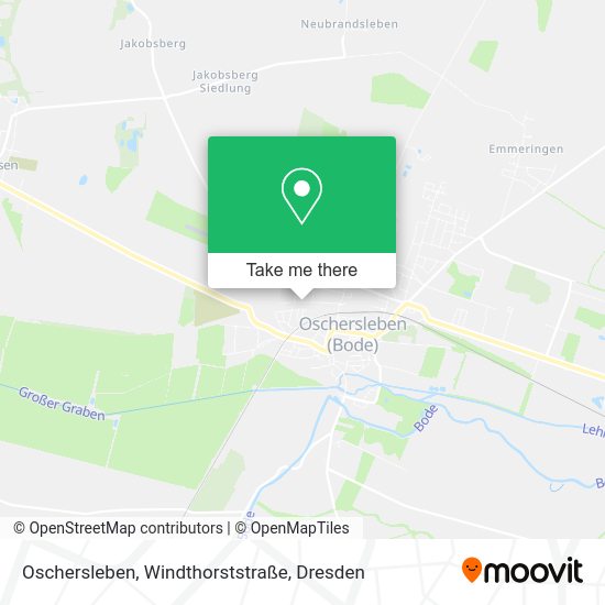 Карта Oschersleben, Windthorststraße