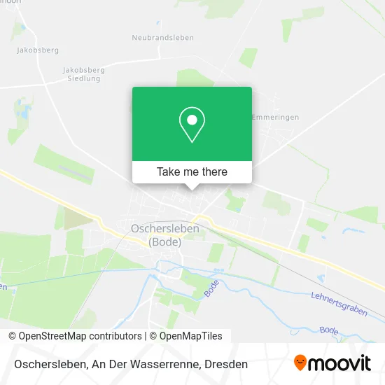 Карта Oschersleben, An Der Wasserrenne