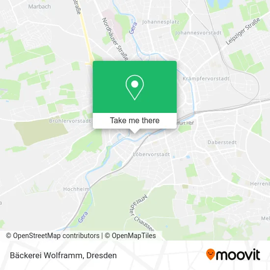 Карта Bäckerei Wolframm