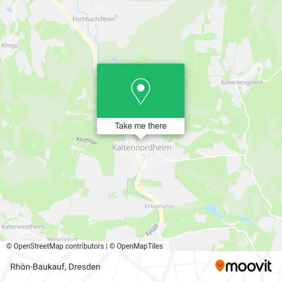 Карта Rhön-Baukauf