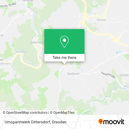 Карта Umspannwerk Dittersdorf