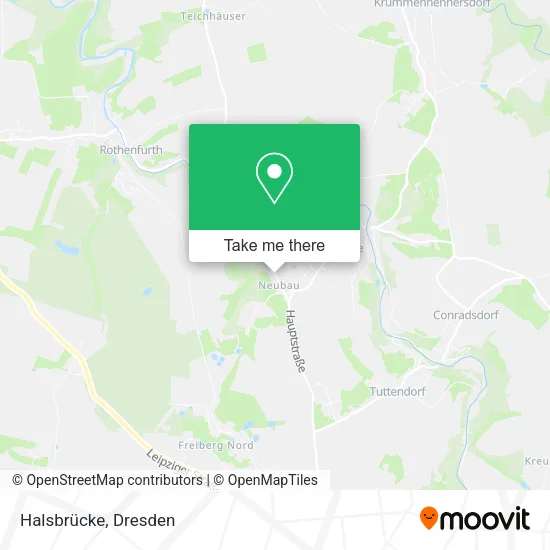 Карта Halsbrücke