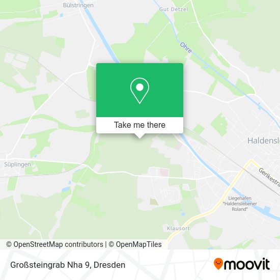 Карта Großsteingrab Nha 9