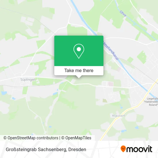 Карта Großsteingrab Sachsenberg
