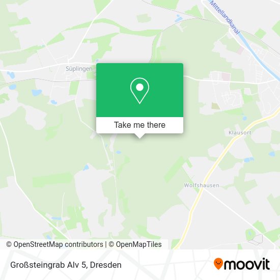 Карта Großsteingrab Alv 5