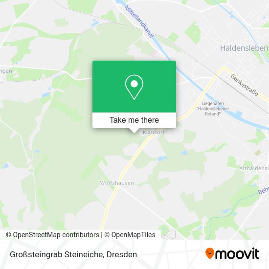Карта Großsteingrab Steineiche