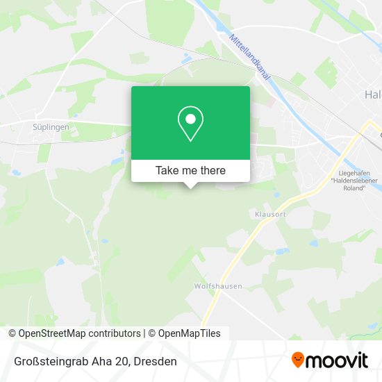 Карта Großsteingrab Aha 20