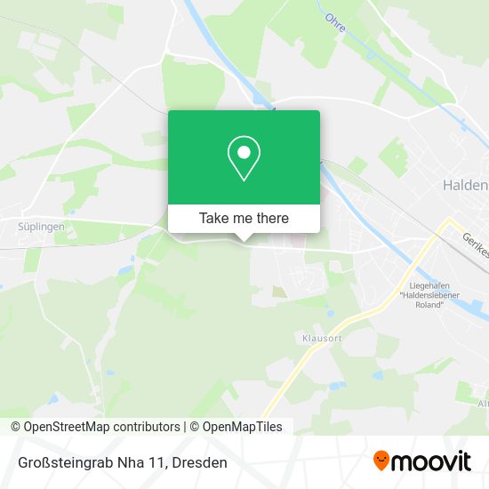 Карта Großsteingrab Nha 11