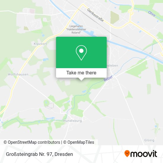 Карта Großsteingrab Nr. 97
