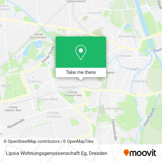 Карта Lipsia Wohnungsgenossenschaft Eg