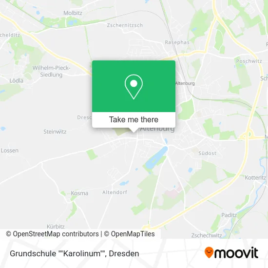 Карта Grundschule ""Karolinum""