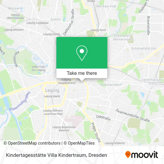 Карта Kindertagesstätte Villa Kindertraum