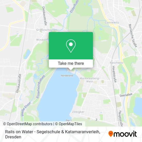Rails on Water - Segelschule & Katamaranverleih map