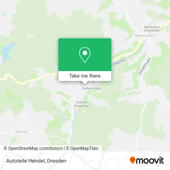 Карта Autoteile Hendel