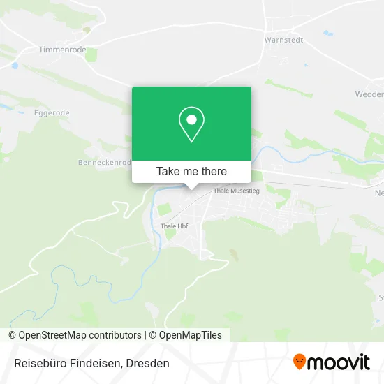 Reisebüro Findeisen map