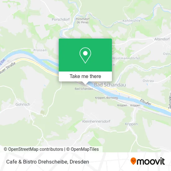 Карта Cafe & Bistro Drehscheibe