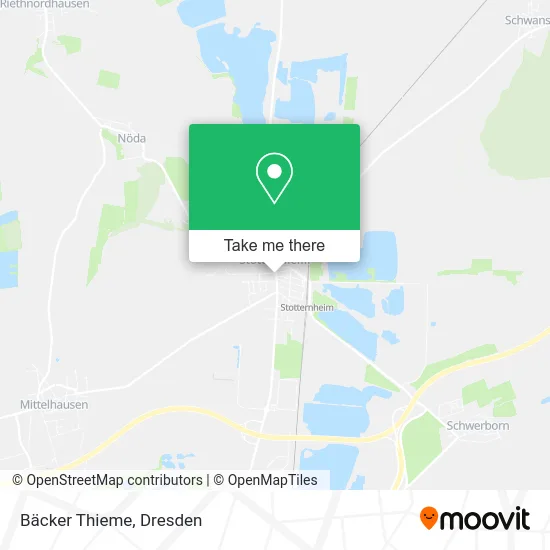 Карта Bäcker Thieme
