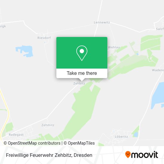 Карта Freiwillige Feuerwehr Zehbitz