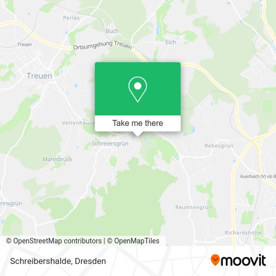 Карта Schreibershalde