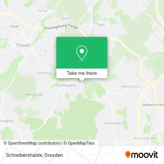 Карта Schreibershalde