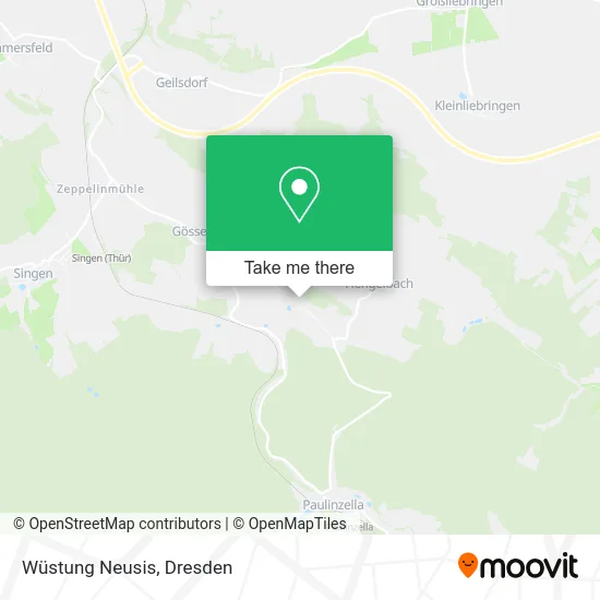 Карта Wüstung Neusis