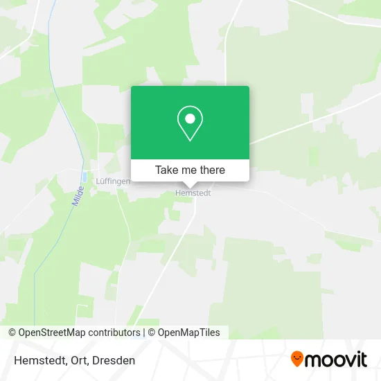 Карта Hemstedt, Ort