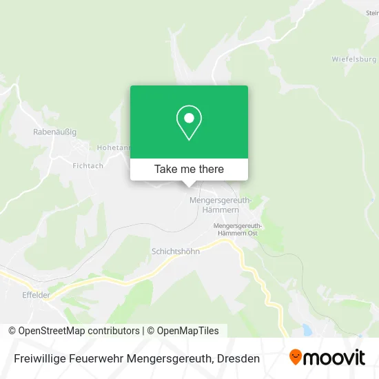Карта Freiwillige Feuerwehr Mengersgereuth