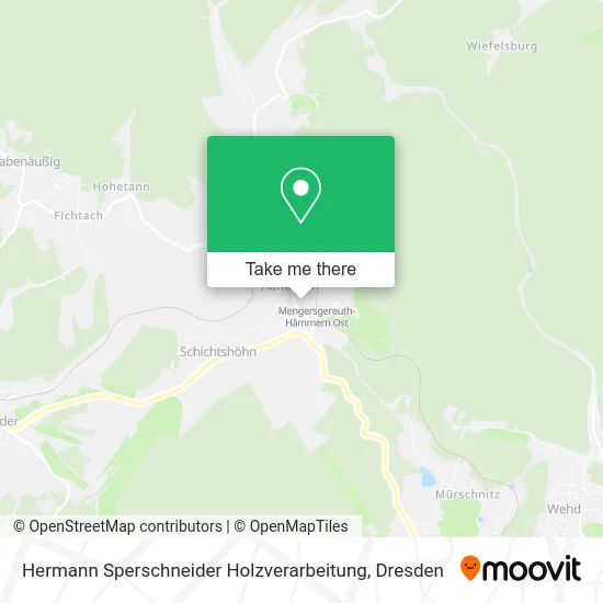 Карта Hermann Sperschneider Holzverarbeitung