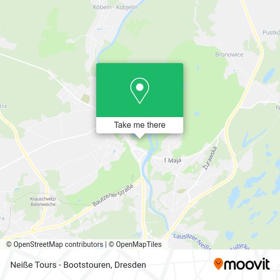 Карта Neiße Tours - Bootstouren