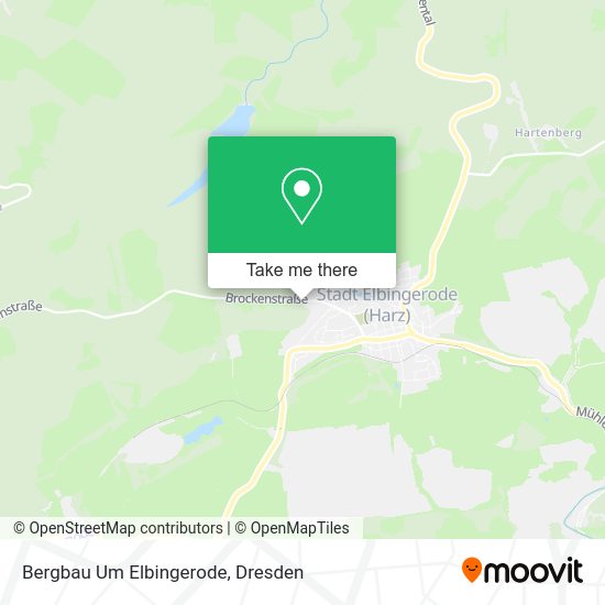 Карта Bergbau Um Elbingerode
