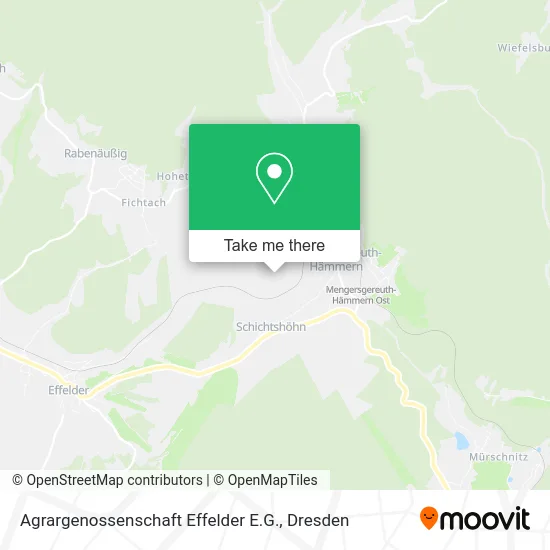Карта Agrargenossenschaft Effelder E.G.
