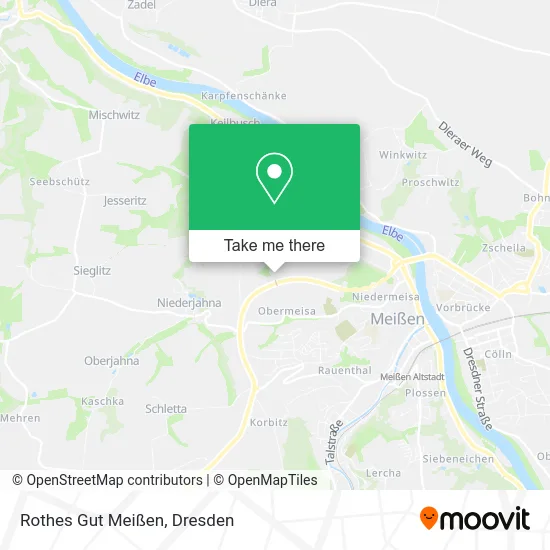 Карта Rothes Gut Meißen