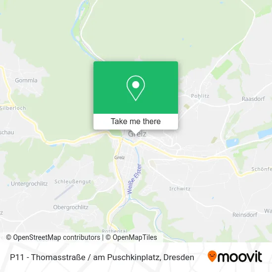 Карта P11 - Thomasstraße / am Puschkinplatz