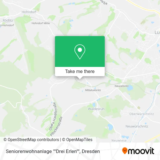 Карта Seniorenwohnanlage ""Drei Erlen""