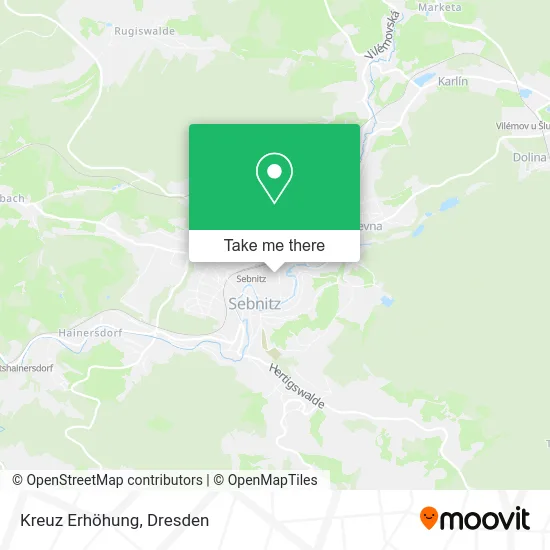Карта Kreuz Erhöhung