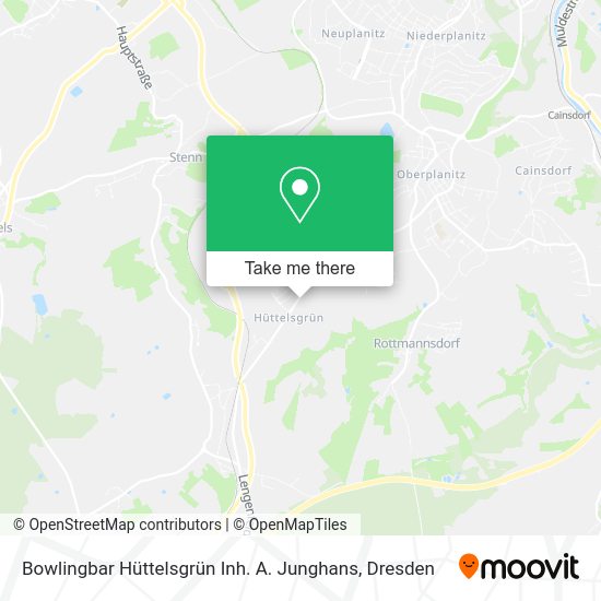 Карта Bowlingbar Hüttelsgrün Inh. A. Junghans