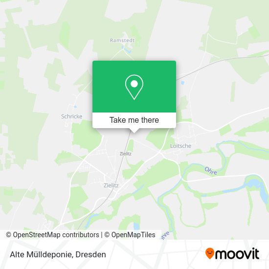 Карта Alte Mülldeponie