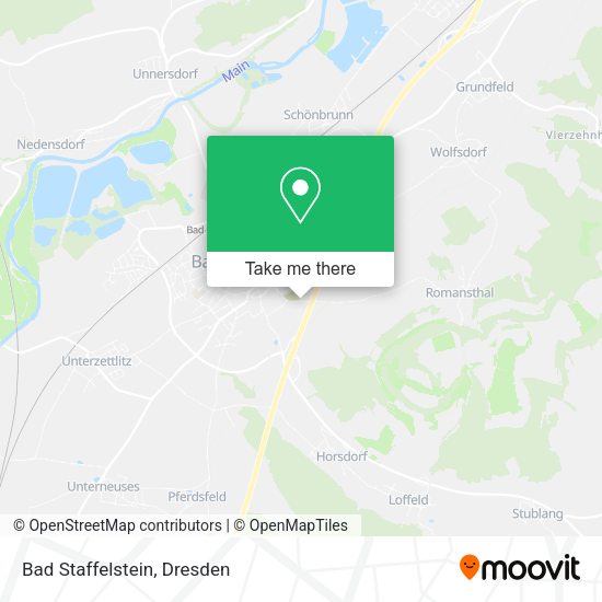 Карта Bad Staffelstein