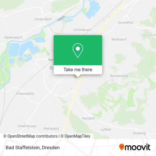 Карта Bad Staffelstein