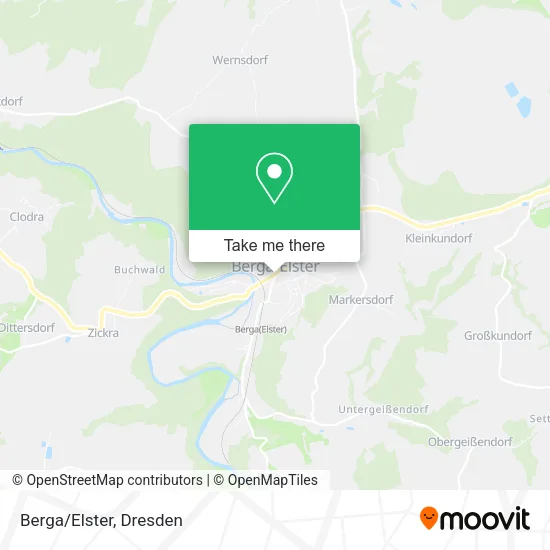 Карта Berga/Elster