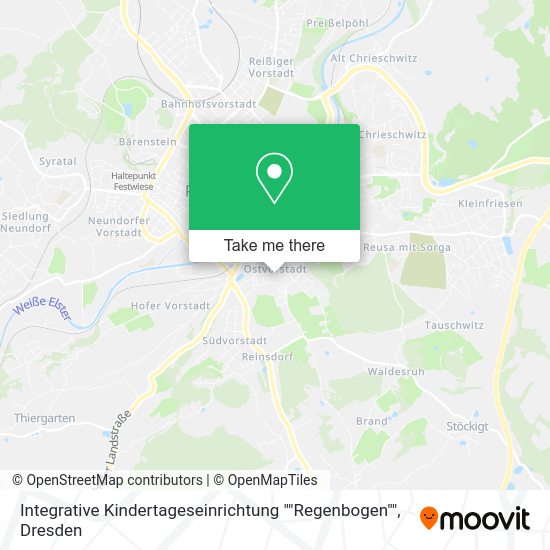 Карта Integrative Kindertageseinrichtung ""Regenbogen""