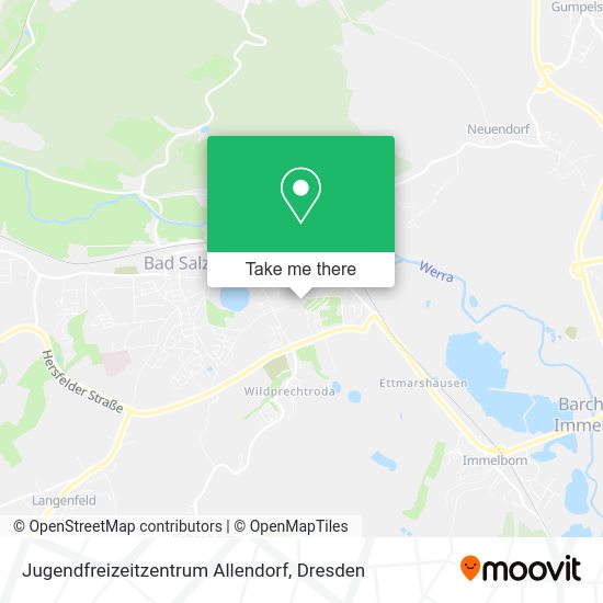 Карта Jugendfreizeitzentrum Allendorf