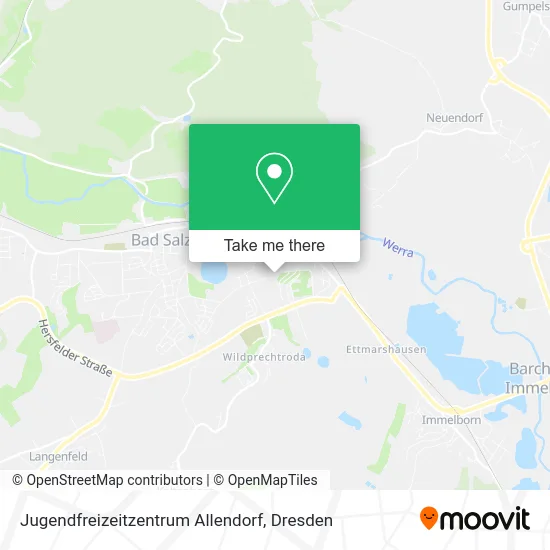 Карта Jugendfreizeitzentrum Allendorf