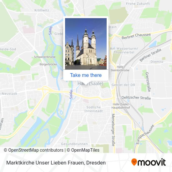 Карта Marktkirche Unser Lieben Frauen