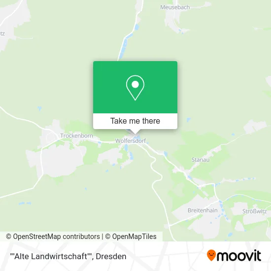 Карта ""Alte Landwirtschaft""