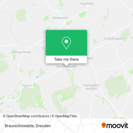 Карта Braunichswalde