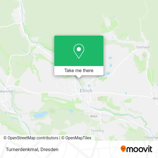 Карта Turnerdenkmal