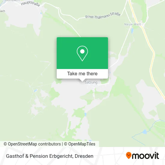 Карта Gasthof & Pension Erbgericht