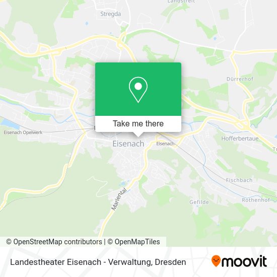 Карта Landestheater Eisenach - Verwaltung