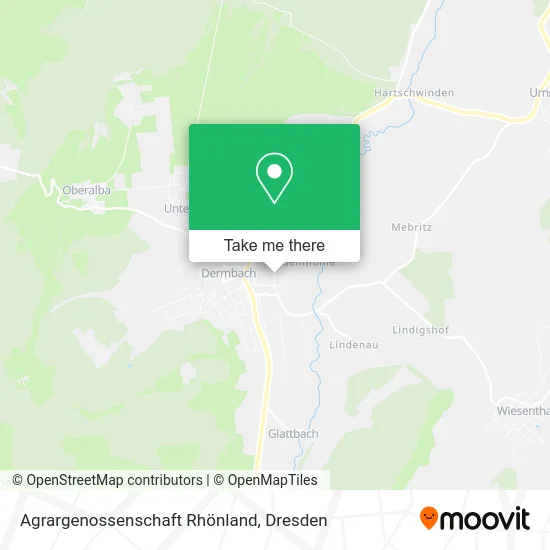 Agrargenossenschaft Rhönland map